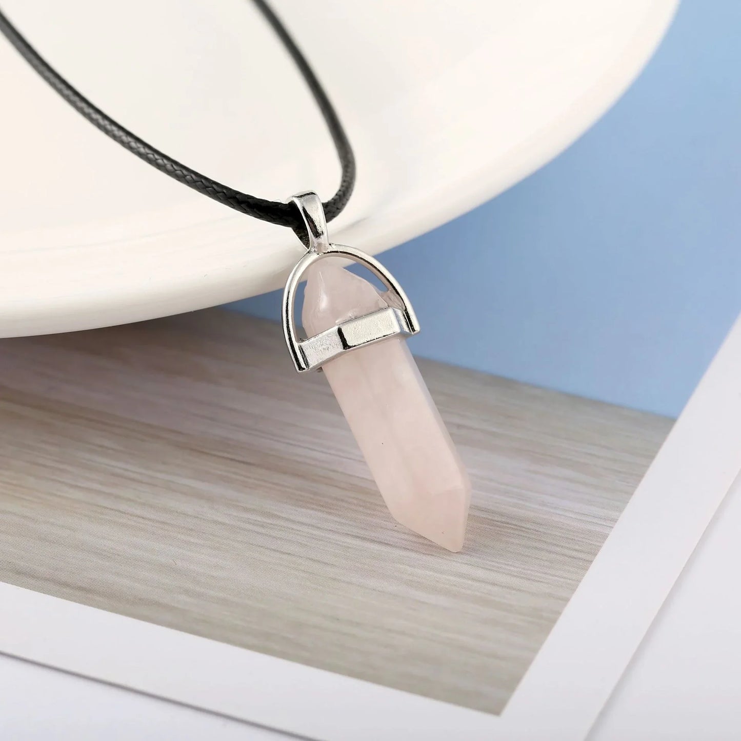 Prism Point Pendant — Choose Your Crystal, Wear Your Intention - Y.S Alley