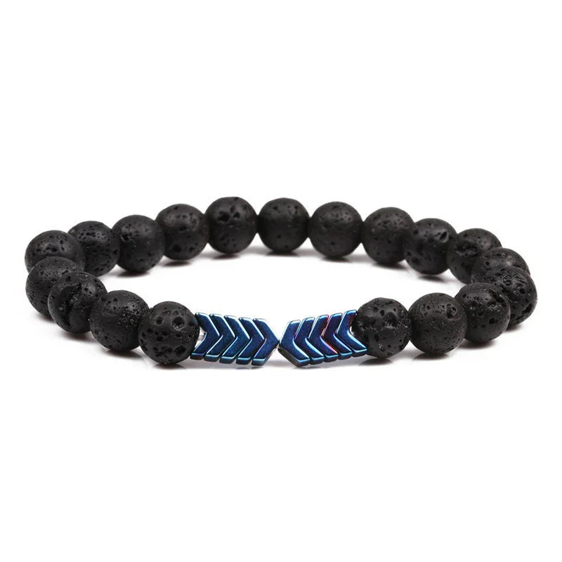 Vulcan Arrow Lava-Stone Bracelet — Ground & Go Forward - Y.S Alley