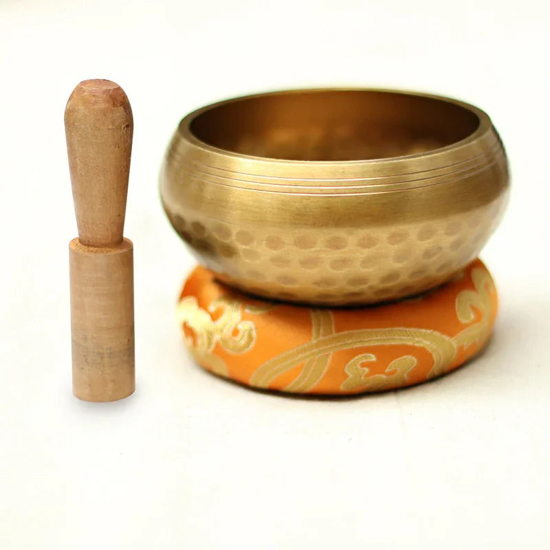 Hand-Hammered Lotus Buddhist Singing Bowl - Y.S Alley