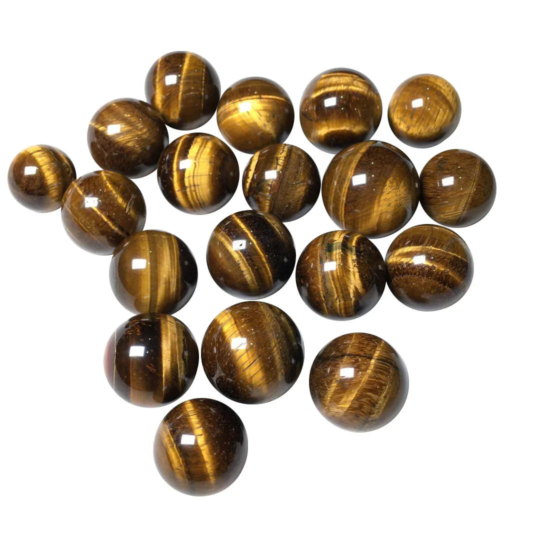 Large Tiger-Eye Crystal Sphere — Polished Gemstone (2 Size Ranges) - Y.S Alley