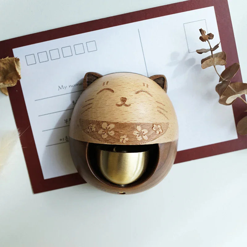 House-Blessing Animal Doorbell — Deer • Lucky Cat • Blessing Rabbit (10 × 7 × 4 cm) - Y.S Alley
