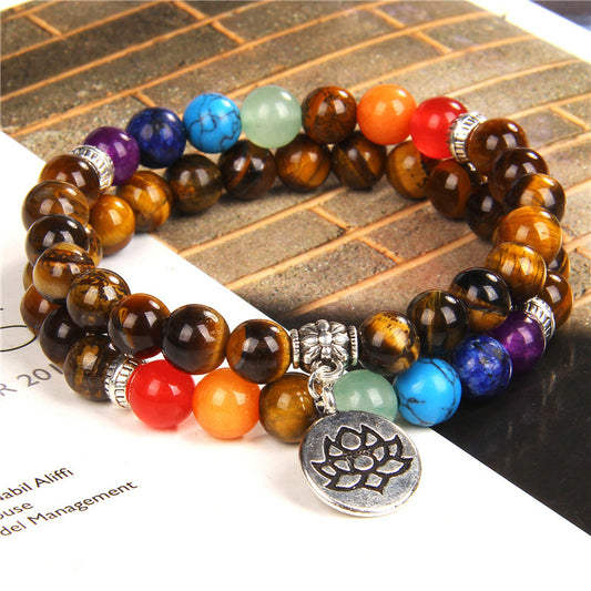 Agate Energy Bracelet | Grounding Stone Bracelet | Unisex Geometric Healing Jewelry for Protection & Anti-Fatigue