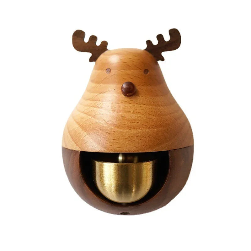 House-Blessing Animal Doorbell — Deer • Lucky Cat • Blessing Rabbit (10 × 7 × 4 cm) - Y.S Alley