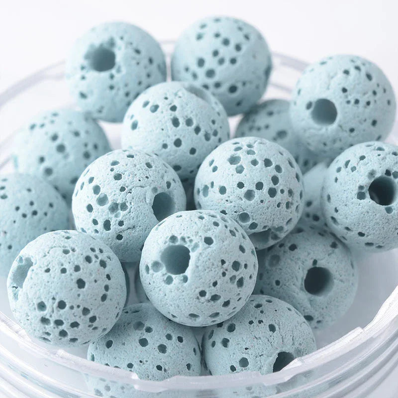 Lava Stone Diffuser Beads — 6 mm ~ 14 mm (14 Colors) - Y.S Alley