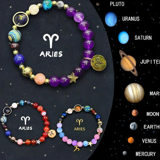 Zodiac Planet Bracelet | Choose Your Sign - Y.S Alley