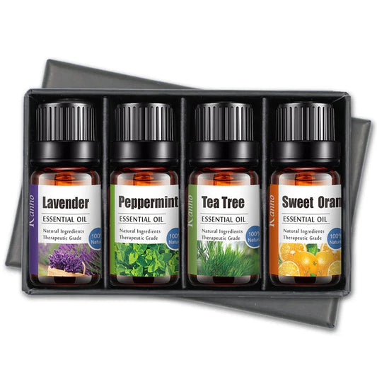 Pure Essential Oil Set — 4-Pack or 6-Pack Aromatherapy Collection - Y.S Alley