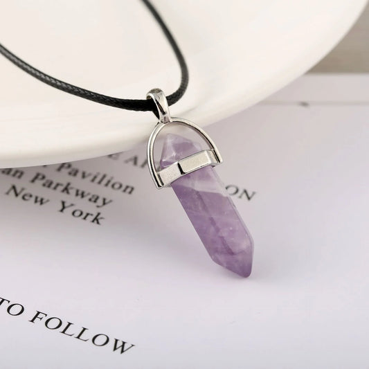 Prism Point Pendant — Choose Your Crystal, Wear Your Intention - Y.S Alley