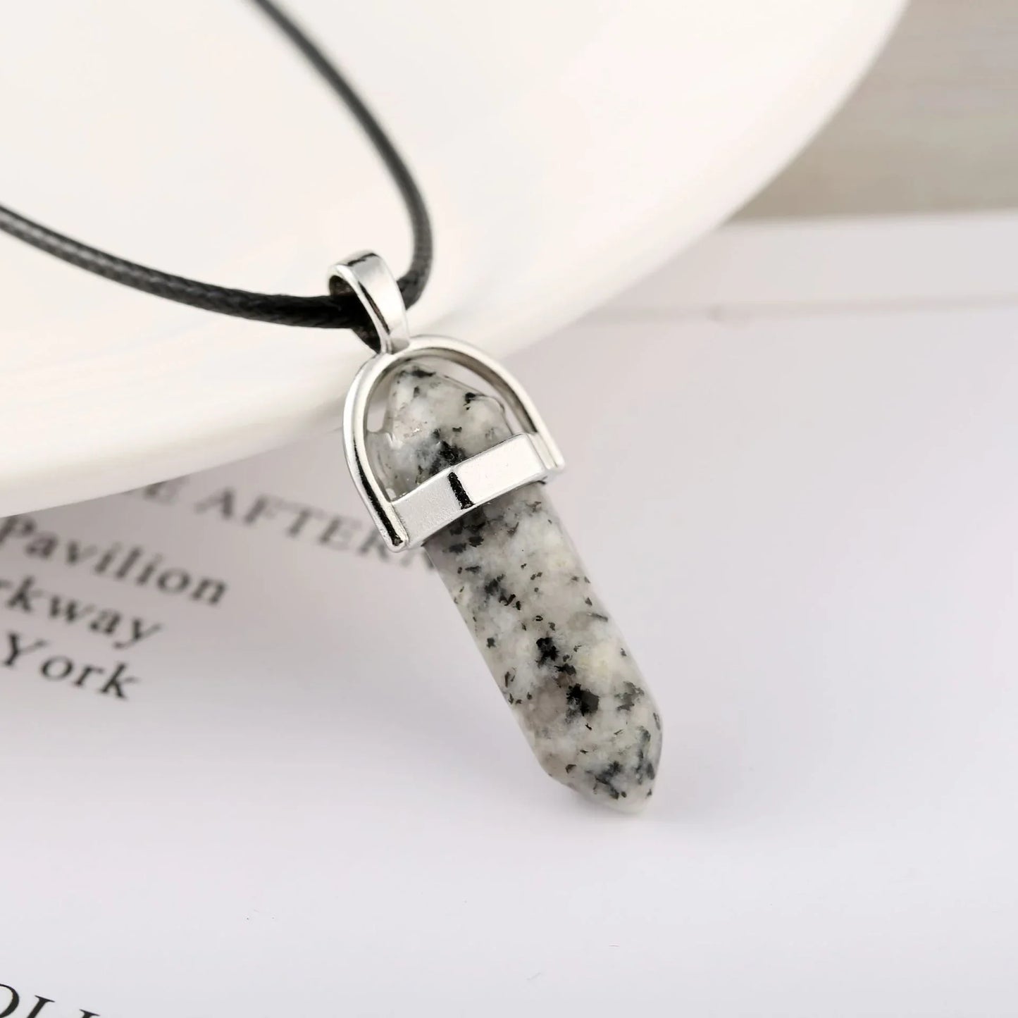 Prism Point Pendant — Choose Your Crystal, Wear Your Intention - Y.S Alley
