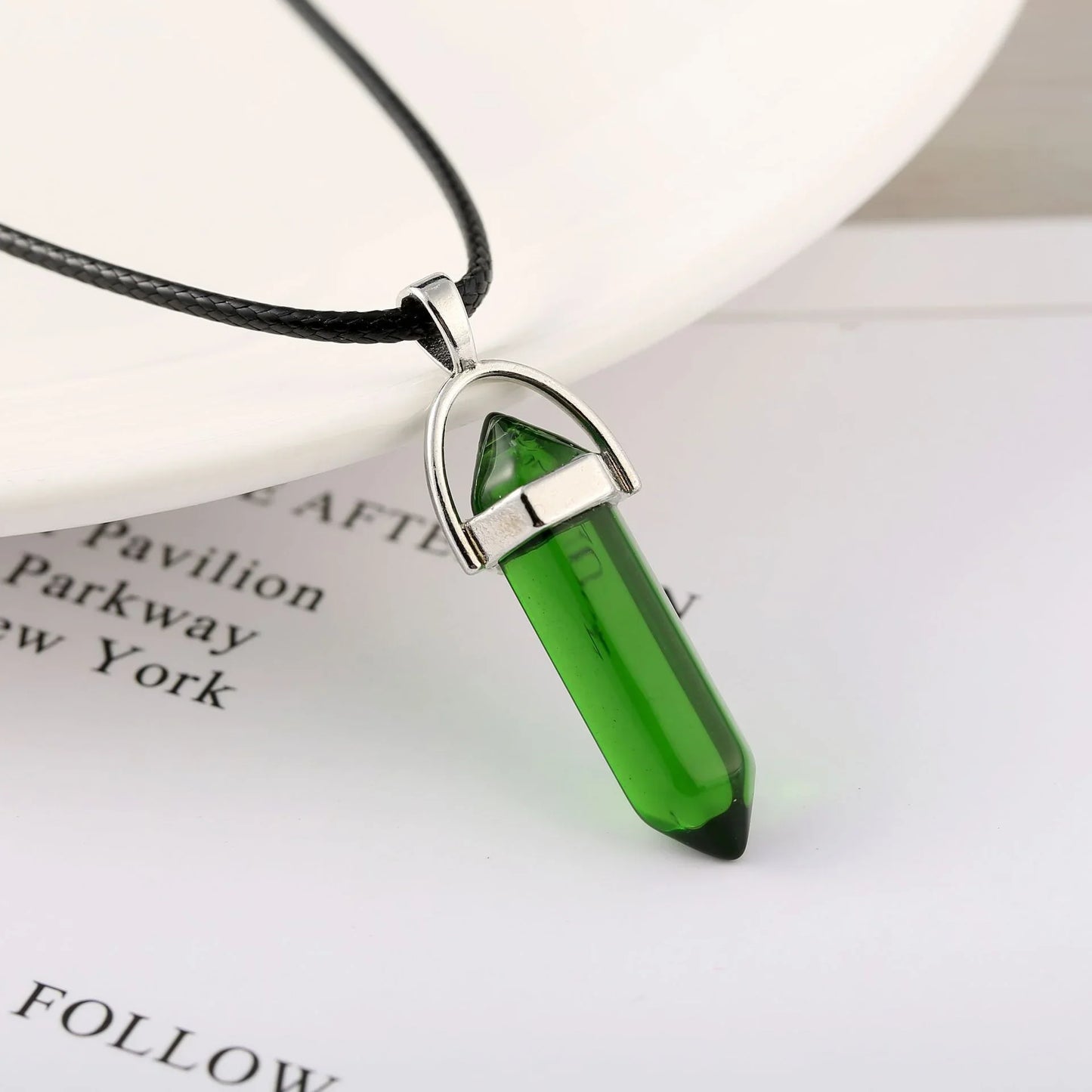Prism Point Pendant — Choose Your Crystal, Wear Your Intention - Y.S Alley