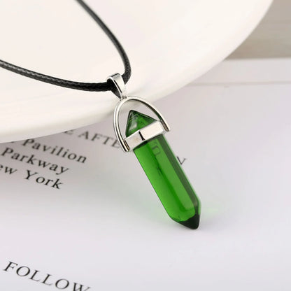 Prism Point Pendant — Choose Your Crystal, Wear Your Intention - Y.S Alley