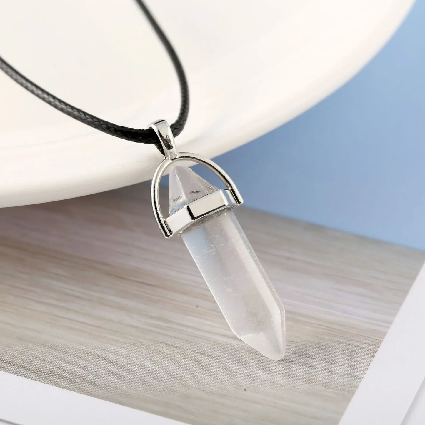 Prism Point Pendant — Choose Your Crystal, Wear Your Intention - Y.S Alley