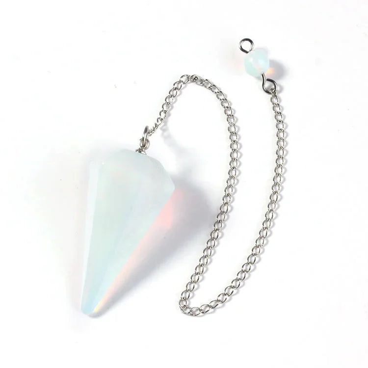 Pendulum Point Crystal Necklace — 11 Stones, 1 Purpose: Inner Guidance - Y.S Alley