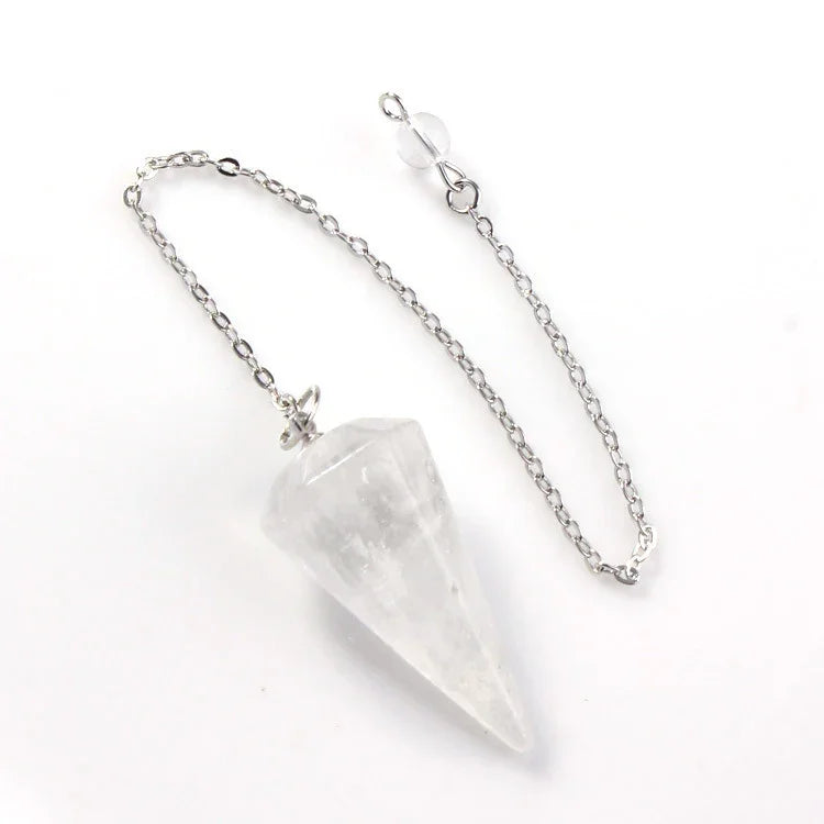Pendulum Point Crystal Necklace — 11 Stones, 1 Purpose: Inner Guidance - Y.S Alley
