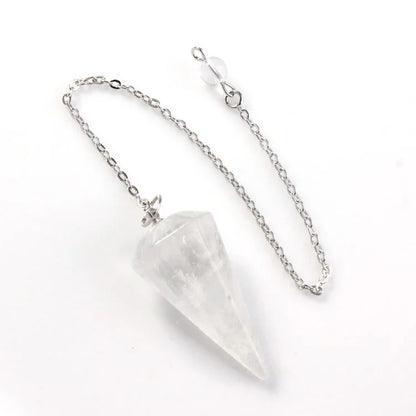 Pendulum Point Crystal Necklace — 11 Stones, 1 Purpose: Inner Guidance - Y.S Alley