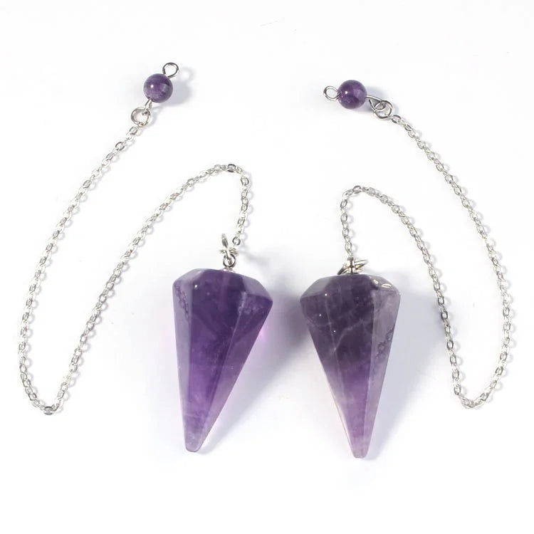 Pendulum Point Crystal Necklace — 11 Stones, 1 Purpose: Inner Guidance - Y.S Alley