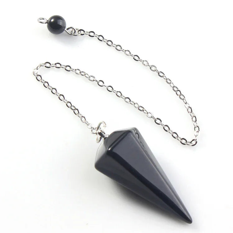 Pendulum Point Crystal Necklace — 11 Stones, 1 Purpose: Inner Guidance - Y.S Alley