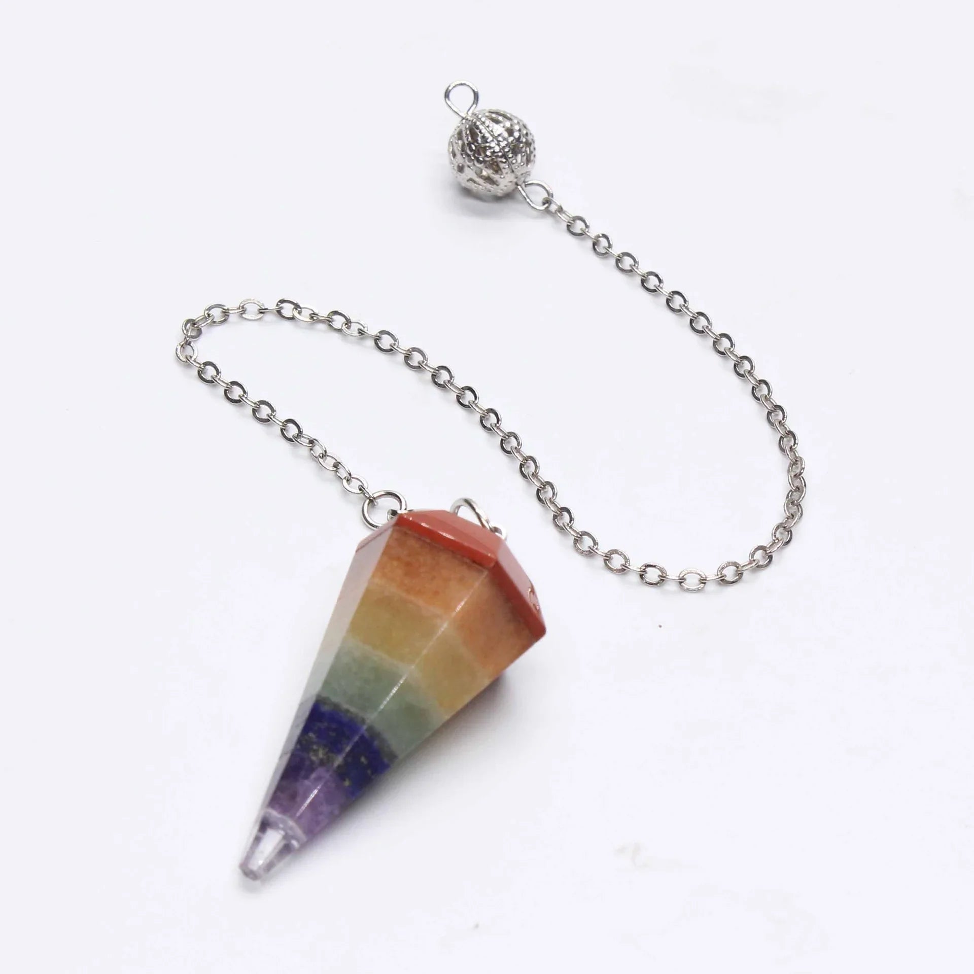 Pendulum Point Crystal Necklace — 11 Stones, 1 Purpose: Inner Guidance - Y.S Alley