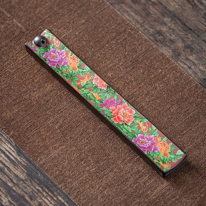 Hand‑Enamel Incense Stick Holder — Classical Chinese Series (6 Patterns) - Y.S Alley