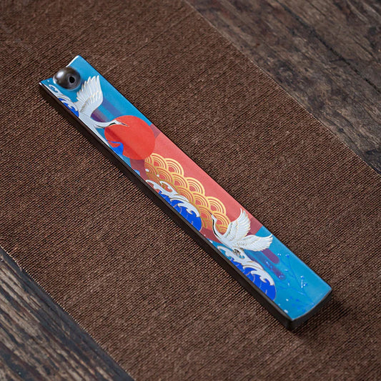 Hand‑Enamel Incense Stick Holder — Classical Chinese Series (6 Patterns) - Y.S Alley