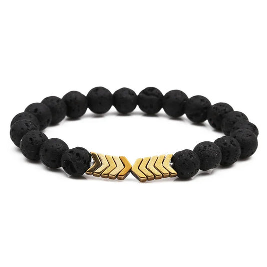 Vulcan Arrow Lava-Stone Bracelet — Ground & Go Forward - Y.S Alley