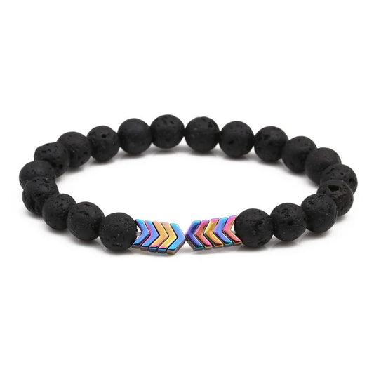 Vulcan Arrow Lava-Stone Bracelet — Ground & Go Forward - Y.S Alley
