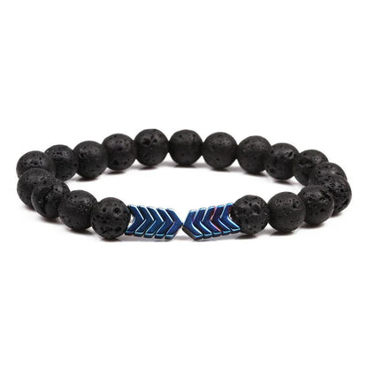 Vulcan Arrow Lava-Stone Bracelet — Ground & Go Forward - Y.S Alley