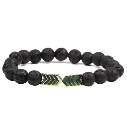 Vulcan Arrow Lava-Stone Bracelet — Ground & Go Forward - Y.S Alley