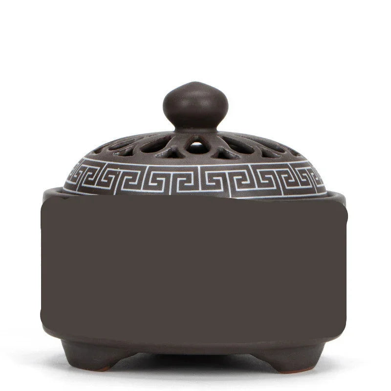 Cloisonné Ceramic Incense Burner — Hand-Made Backflow Censer - Y.S Alley