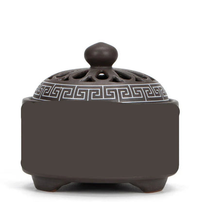 Cloisonné Ceramic Incense Burner — Hand-Made Backflow Censer - Y.S Alley