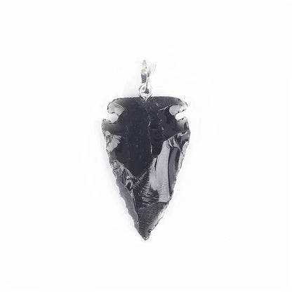 Shadow Arrow Obsidian Pendant — Cut Through Negativity - Y.S Alley