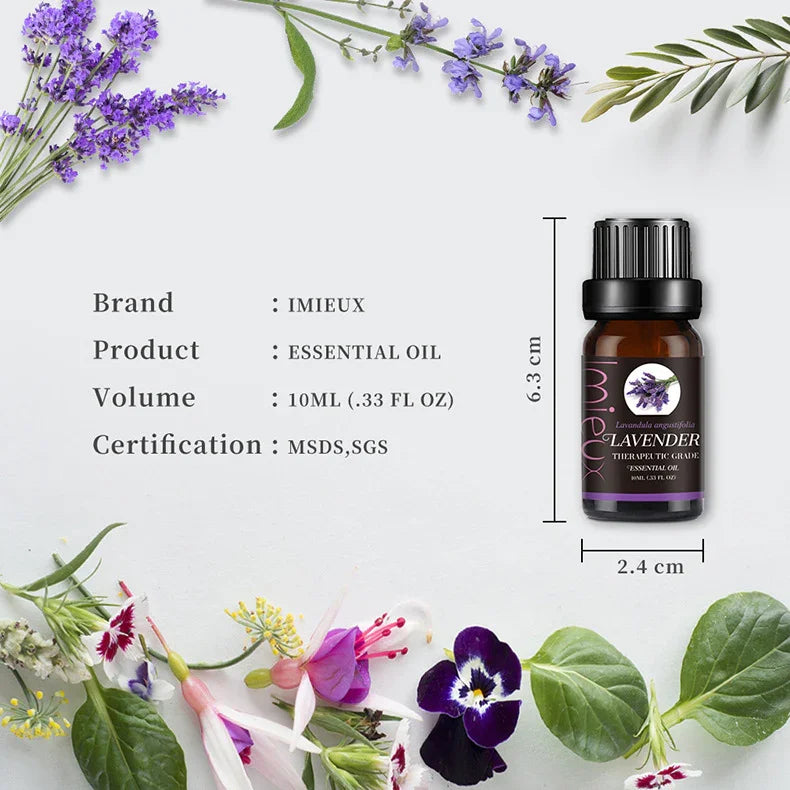 IMIEUX Therapeutic Essential Oil Set — 6×10 ml Classics - Y.S Alley