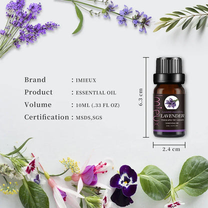 IMIEUX Therapeutic Essential Oil Set — 6×10 ml Classics - Y.S Alley