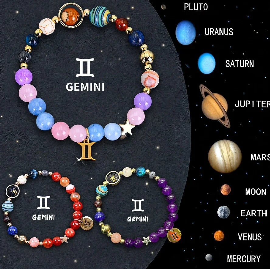 Zodiac Planet Bracelet | Choose Your Sign - Y.S Alley