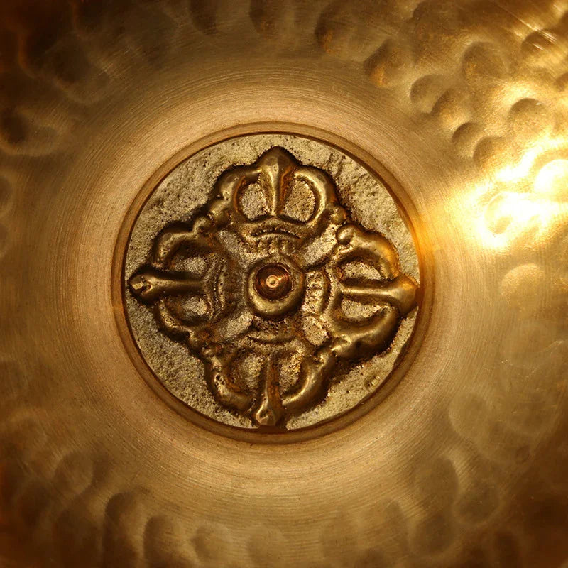 Hand-Hammered Lotus Buddhist Singing Bowl - Y.S Alley