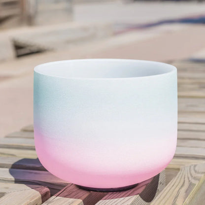 Pink Quartz Crystal Singing Bowl — Hand-Polished, 99.99 % Pure Quartz - Y.S Alley