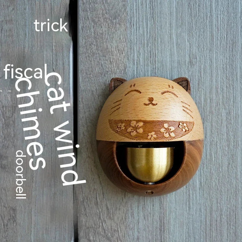 House-Blessing Animal Doorbell — Deer • Lucky Cat • Blessing Rabbit (10 × 7 × 4 cm) - Y.S Alley