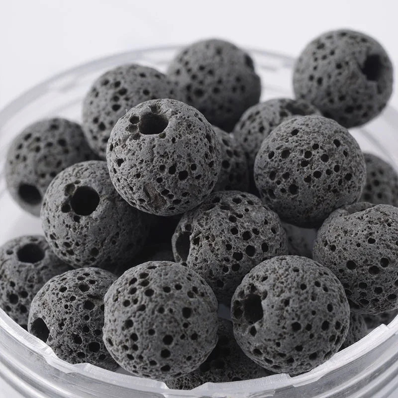 Lava Stone Diffuser Beads — 6 mm ~ 14 mm (14 Colors) - Y.S Alley
