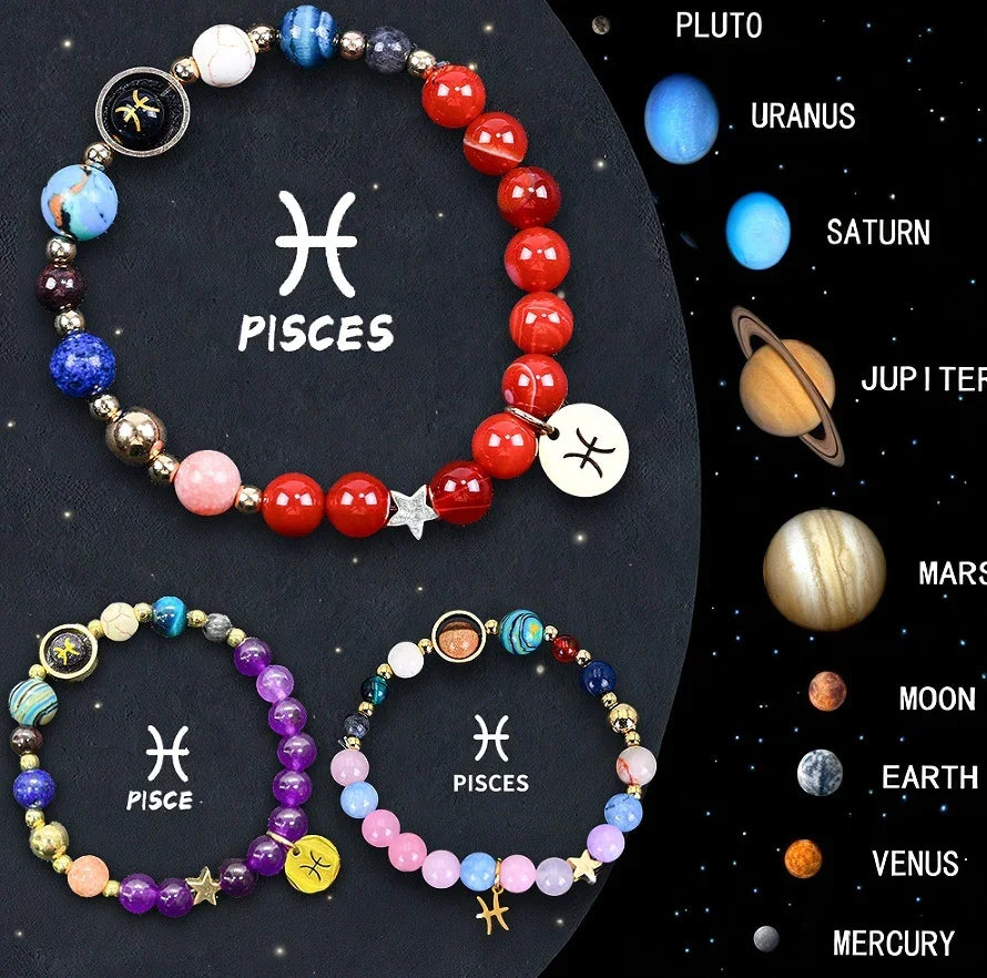 Zodiac Planet Bracelet | Choose Your Sign - Y.S Alley