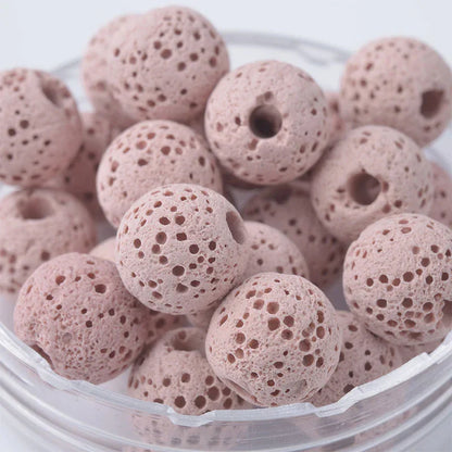 Lava Stone Diffuser Beads — 6 mm ~ 14 mm (14 Colors) - Y.S Alley