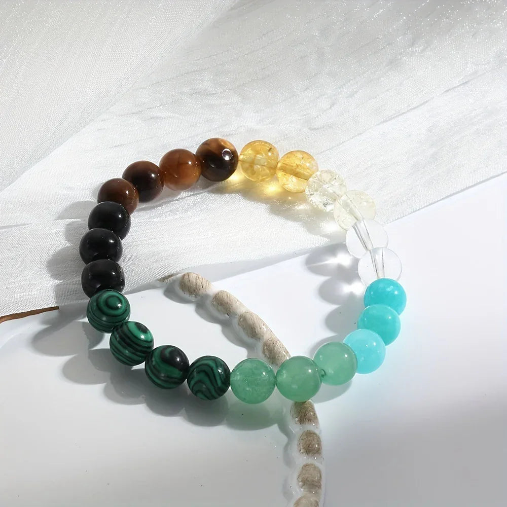 Intention Crystal Bracelet — Money · Protection · Abundance · Love (8 mm beads) - Y.S Alley