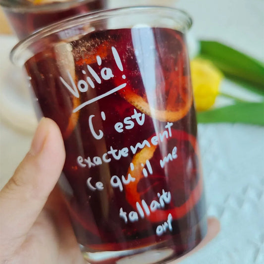 Jelly Wax Glass Candle — Handmade ‘Drink’ Style - Y.S Alley
