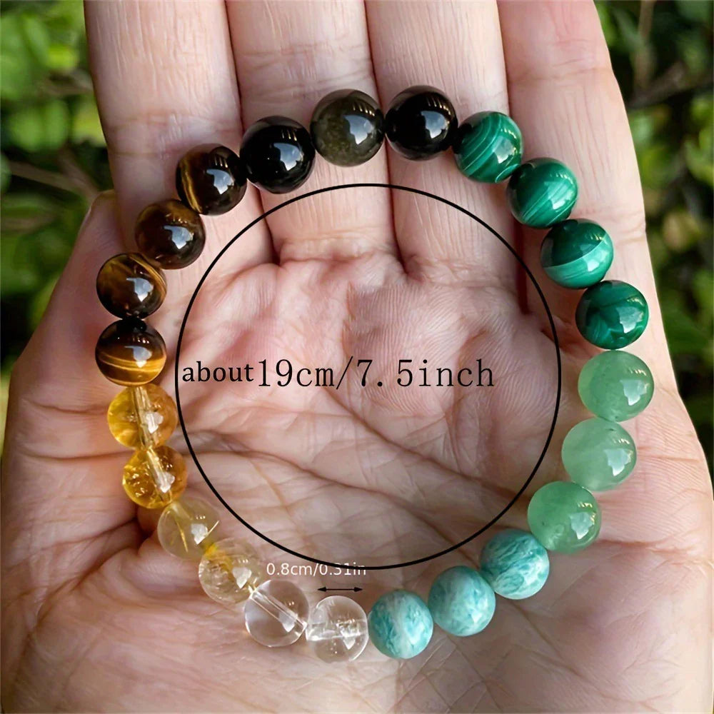 Intention Crystal Bracelet — Money · Protection · Abundance · Love (8 mm beads) - Y.S Alley