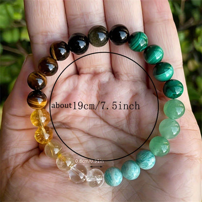 Intention Crystal Bracelet — Money · Protection · Abundance · Love (8 mm beads) - Y.S Alley