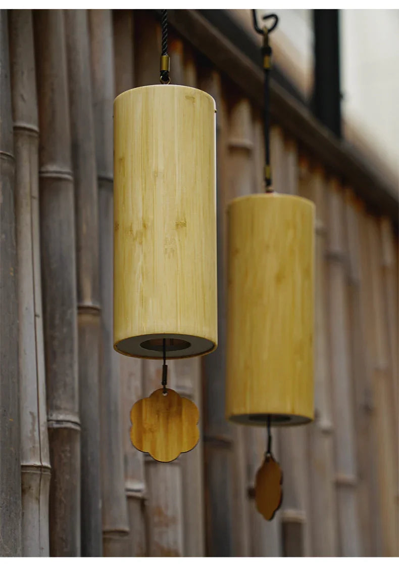 Four-Seasons Bamboo Chime — 8-Tone Hand-Tuned Cylinders - Y.S Alley