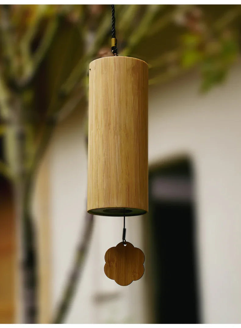 Four-Seasons Bamboo Chime — 8-Tone Hand-Tuned Cylinders - Y.S Alley