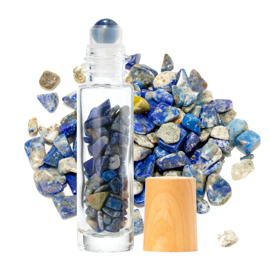 Natural Gemstone Crystal Essential‑Oil Roll‑On Bottles — Gemstone Roller Balls - Y.S Alley