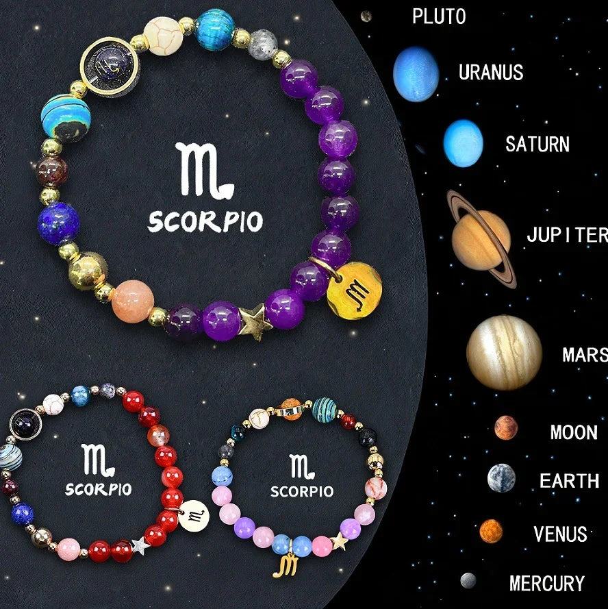 Zodiac Planet Bracelet | Choose Your Sign - Y.S Alley