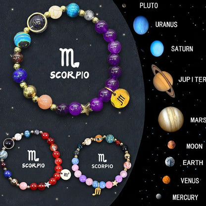 Zodiac Planet Bracelet | Choose Your Sign - Y.S Alley