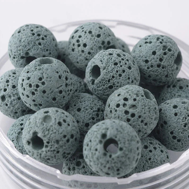 Lava Stone Diffuser Beads — 6 mm ~ 14 mm (14 Colors) - Y.S Alley