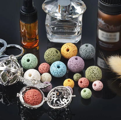 Lava Stone Diffuser Beads — 6 mm ~ 14 mm (14 Colors) - Y.S Alley